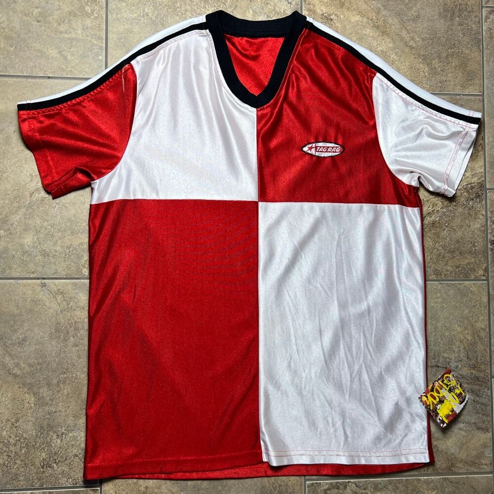 y2k Tag Rag color block jersey